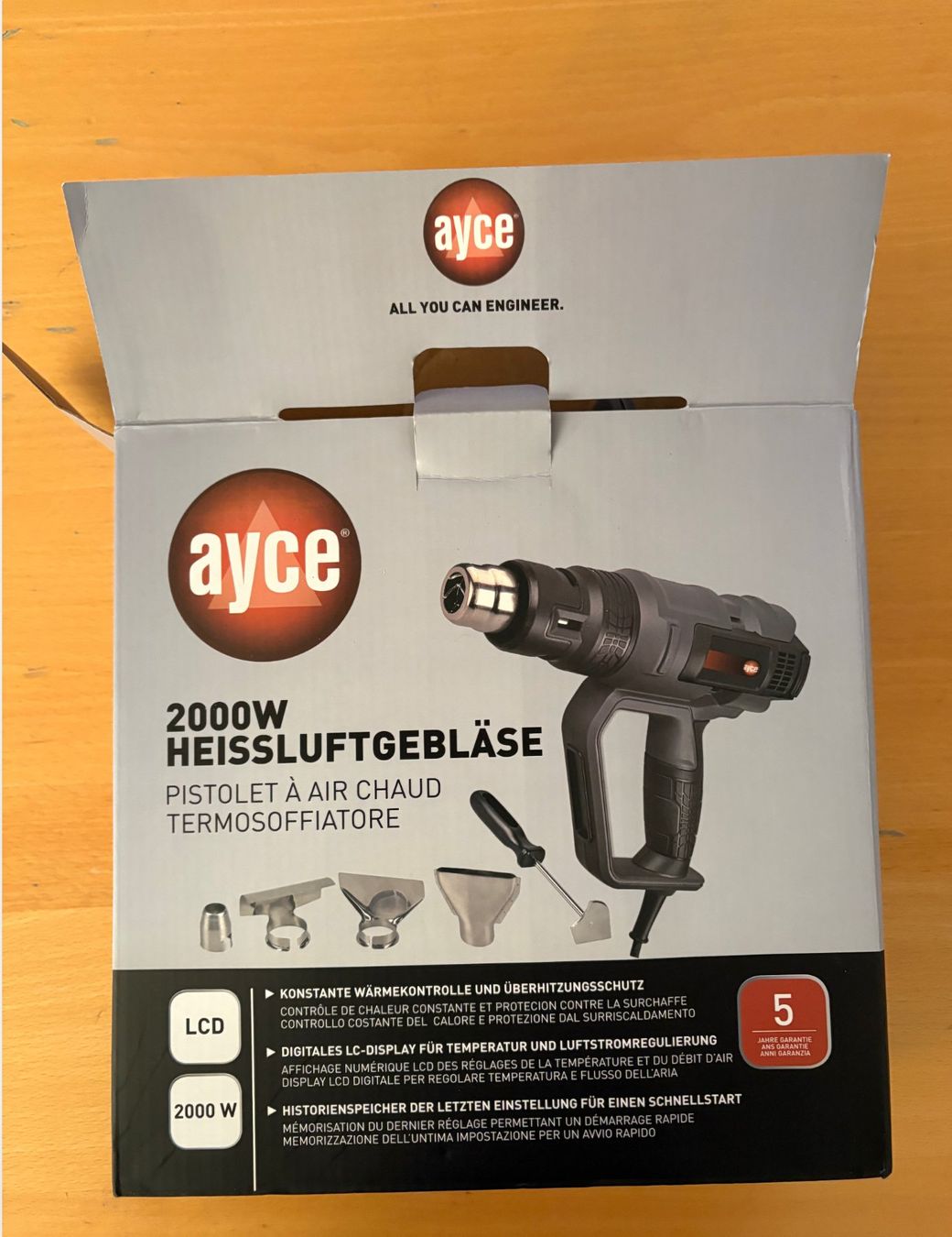 Alle Werkzeuge: Heissluftgebläse Ayce – Neu (gemäss Beschreibung) aus Zürich von lis_5j98 1