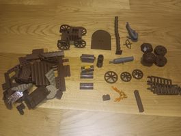 Versch. Braune Lego Ritterburg  Teile
