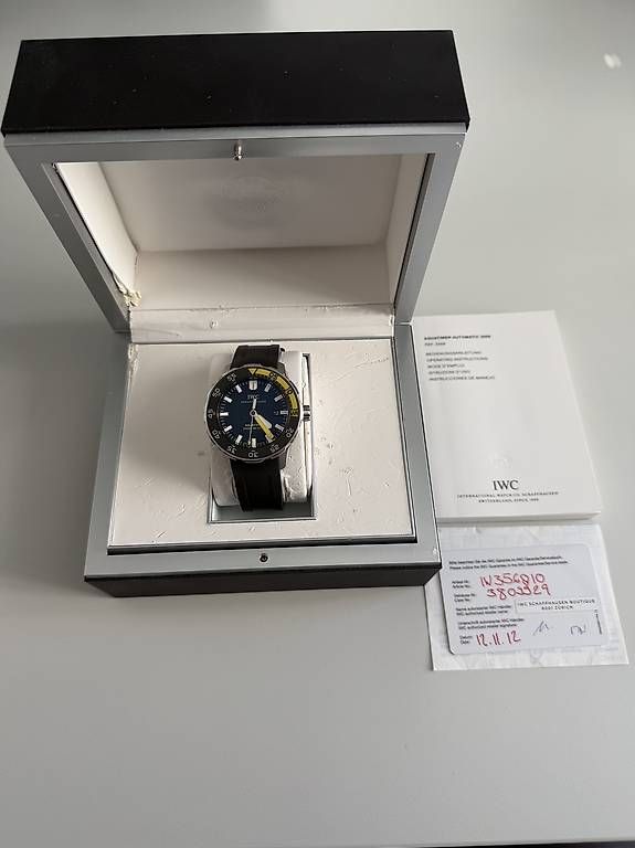 IWC Orologi: IWC Aquatimer ab Service – Usato da Zürich venduto da timeio 1