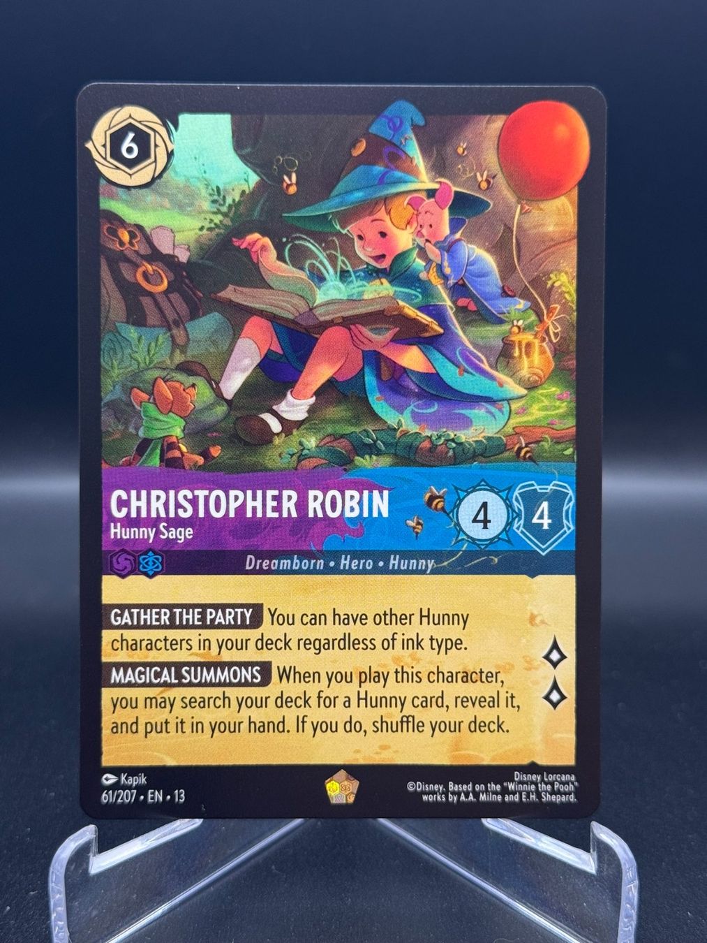 Disney Carte collezionabili: Christopher Robin - Hunny Sage 61/207 - Lorcana – Usato da Birmensdorf ZH venduto da SnorlaxMail