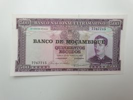 🇲🇿 Mozambique 500 Escudos 1967 *** UNC ***