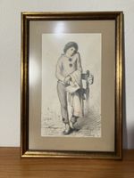 Gemälde von Roberto Bort 1988; „la pause“