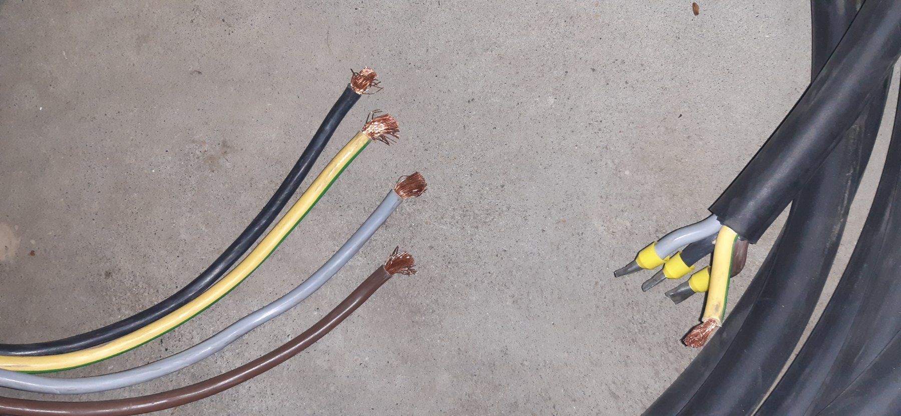 Kabel: 4 x 25mm2 Querschnitt,  22 Meter Länge – Gebraucht aus Engwang von ChristophUhlmann 1