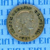 CHF___0.10 1921 s-ss 10 Rappen
