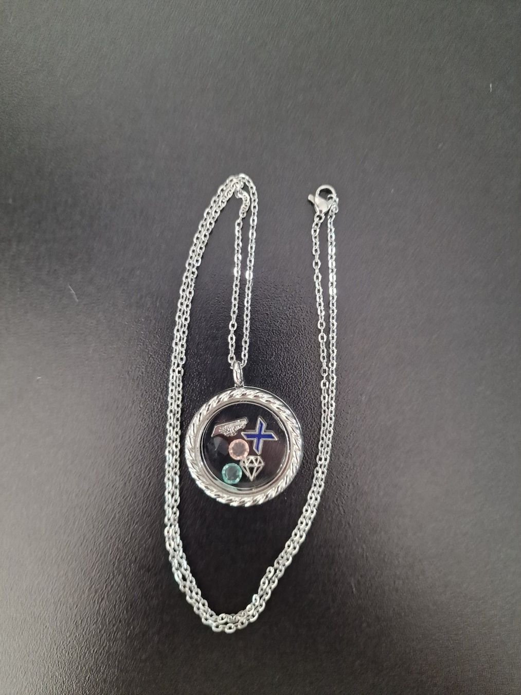 Catenine: Kette mit Medaillon silber – Nuovo (secondo la descrizione) da Nebikon venduto da Japostyle 1