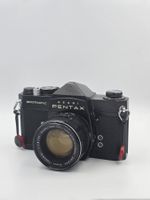 Pentax Spotmatic SP Black + Super Takumar 55mm f/1.8 + Hood