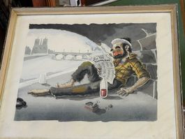 D'ARCY André Marie Lithographie signiert