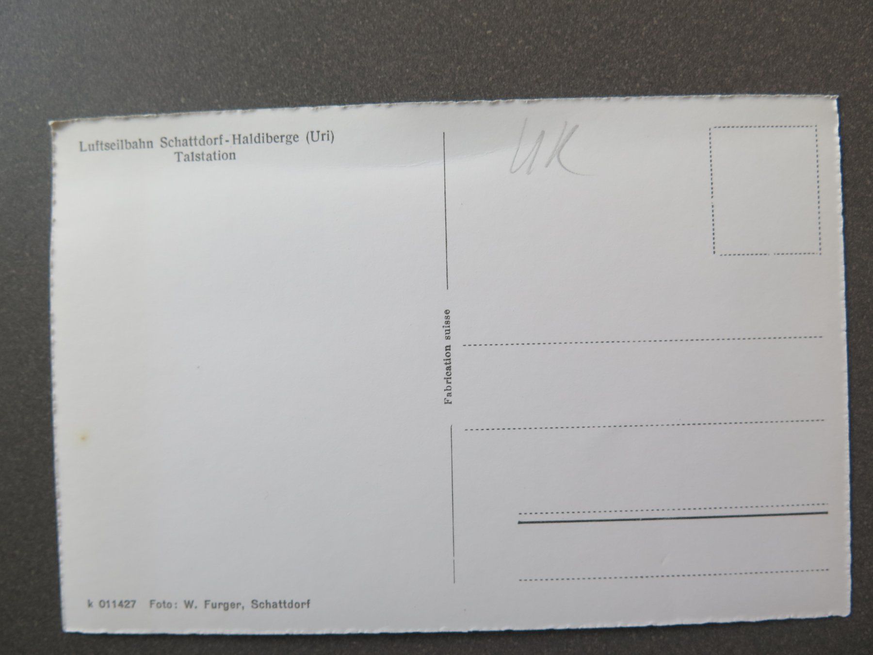 Ansichtskarten: SCHATTDORF - LUFTSEILBAHN SCHATTDORF-HALDI - ALTE AUTOS – Gebraucht aus Wittenbach von lipasal 2