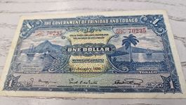 Trinidad and Tobago 1 Dollar 24 January 1939 Noten