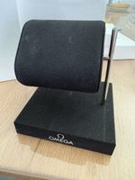 Black Omega Watch Stand with Box