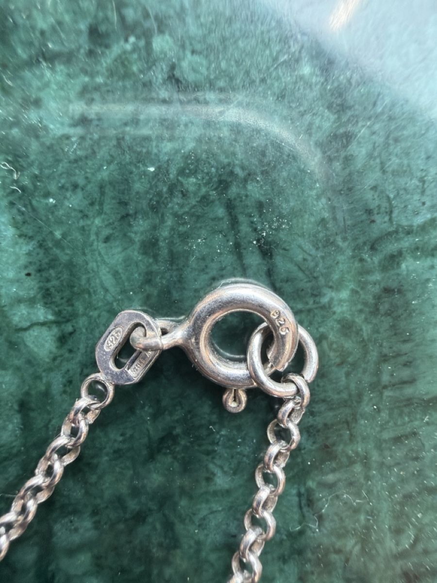 Catenine: Silberkette 925 mit Topas und Perlen, Elegantes Design – Usato da Glattbrugg venduto da Vintage94 2