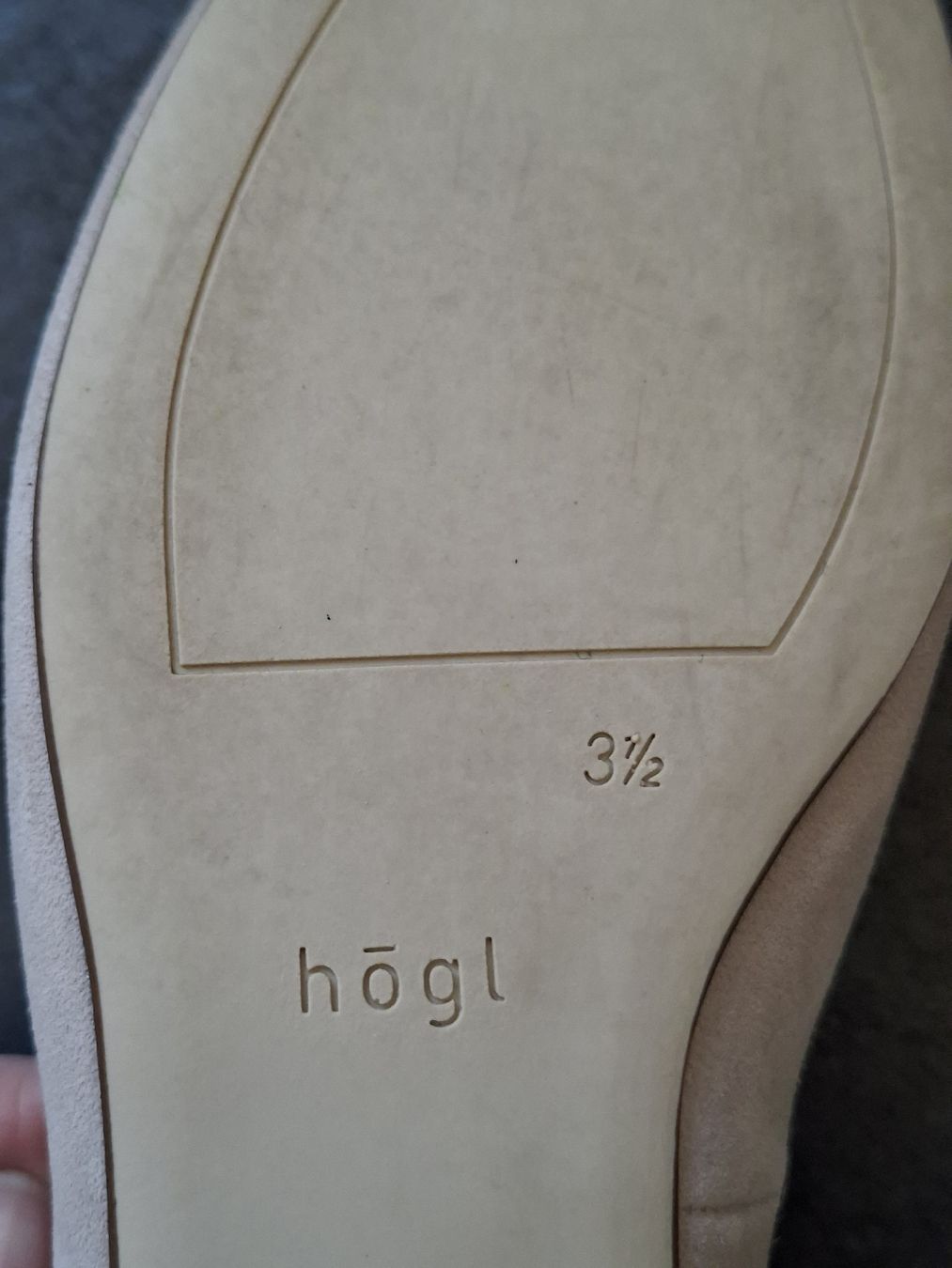 Högl Scarpe da donna: Ballerinas, Beige Wildleder, Grösse 36 – Nuovo (secondo la descrizione) da Gersau venduto da melanie000 1