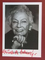 Elisabeth Scherer 1914-2013 Autogramm Fotopostkarte 10x15cm
