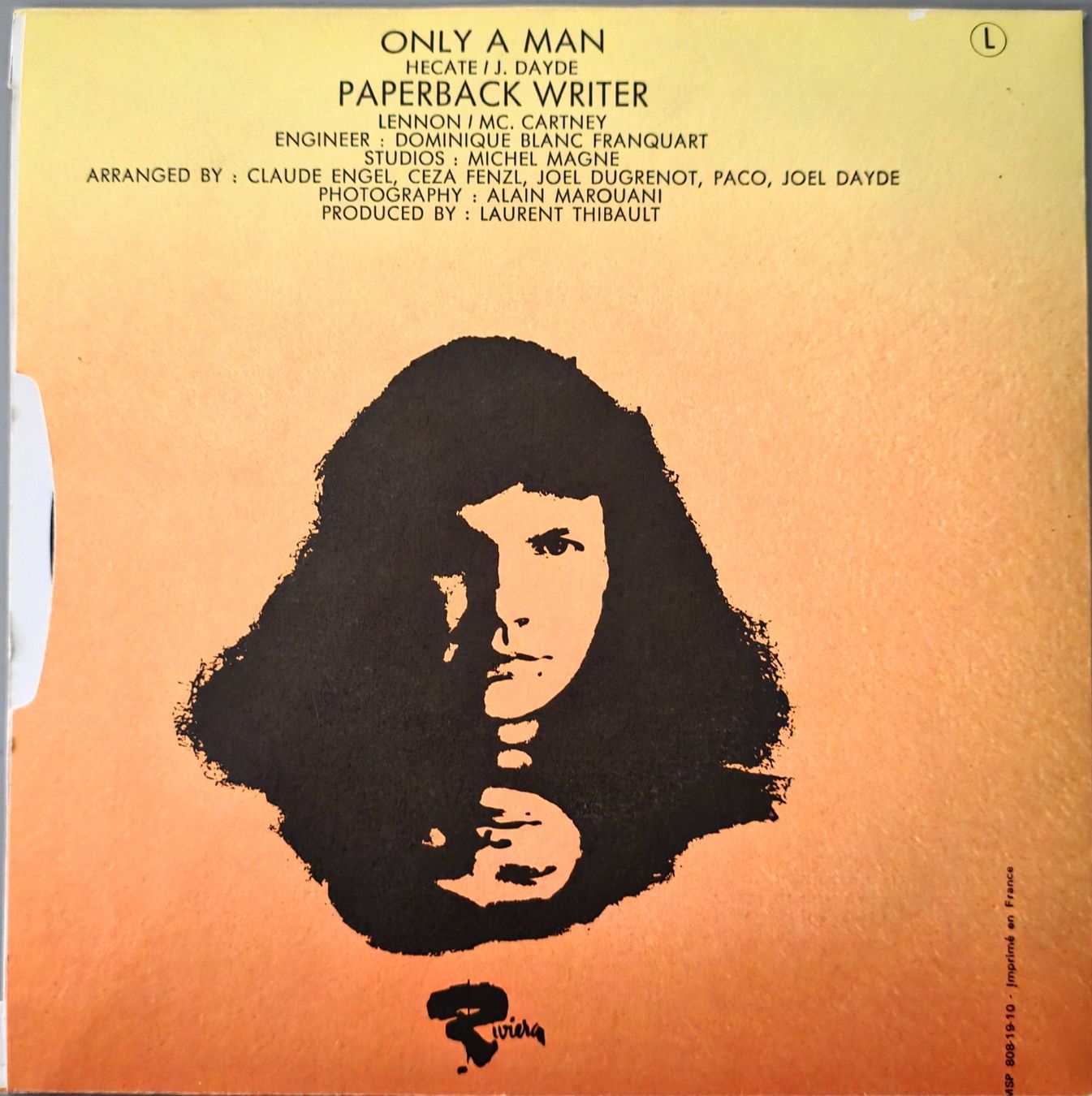 Dischi in vinile: Daydé Single – Only A Man / Paperback Writer – Usato da Root venduto da atelier22 1