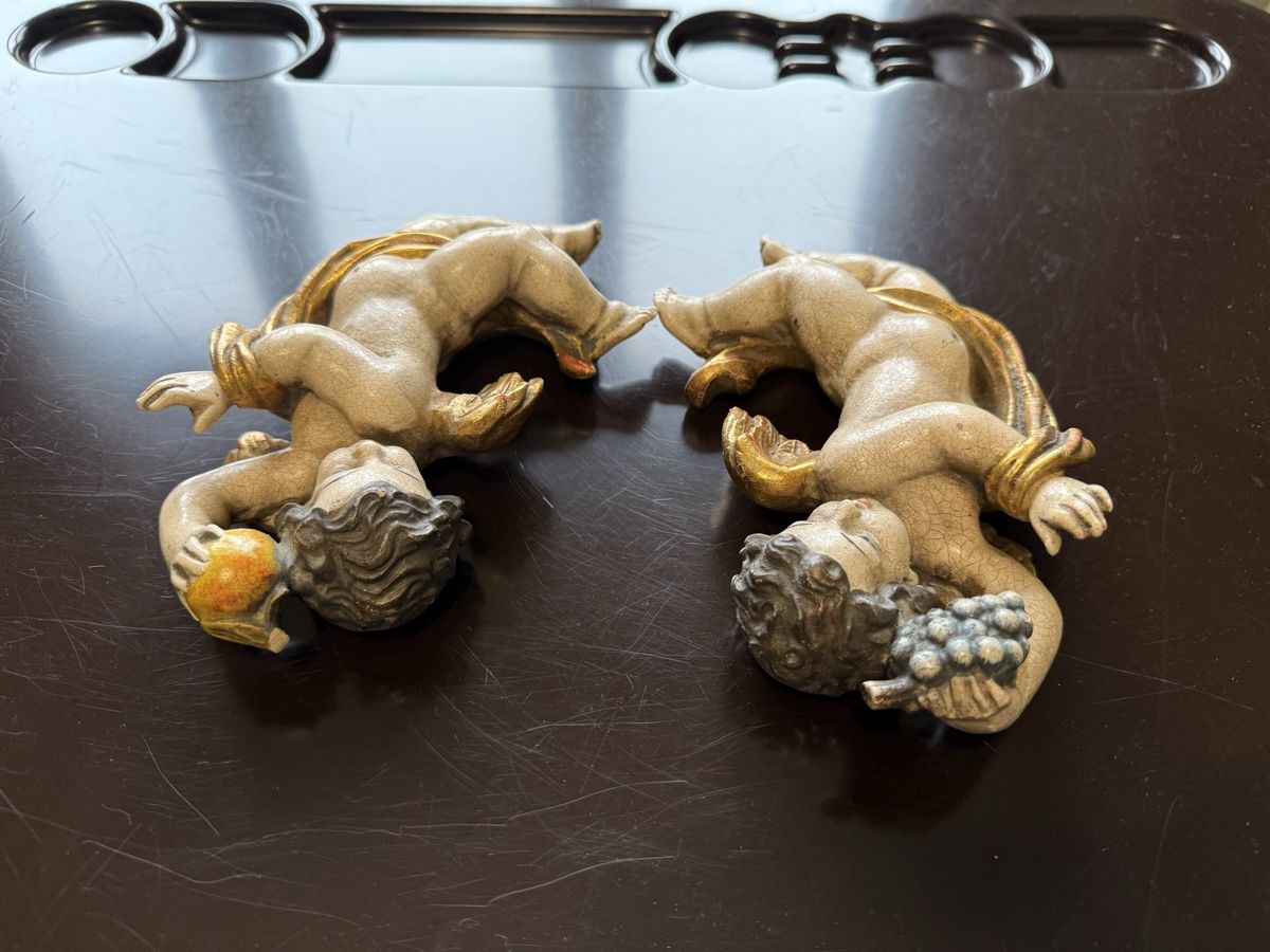 Tutte le decorazioni: Antike Engel Figuren, Wanddeko, Vintage – Usato da Aarburg venduto da Schatzaffe 3