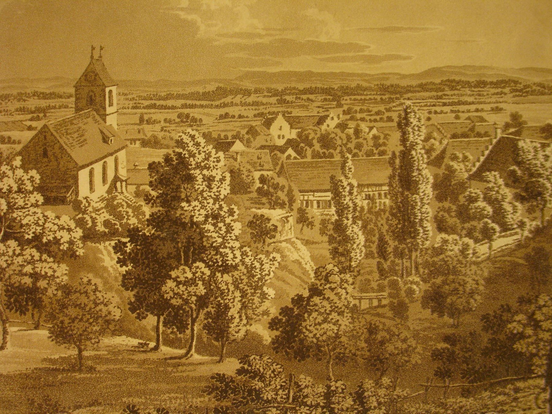 Stiche: FLAACH, AQUATINTA 1822 – Gebraucht aus Grüningen von Kartensammler 2