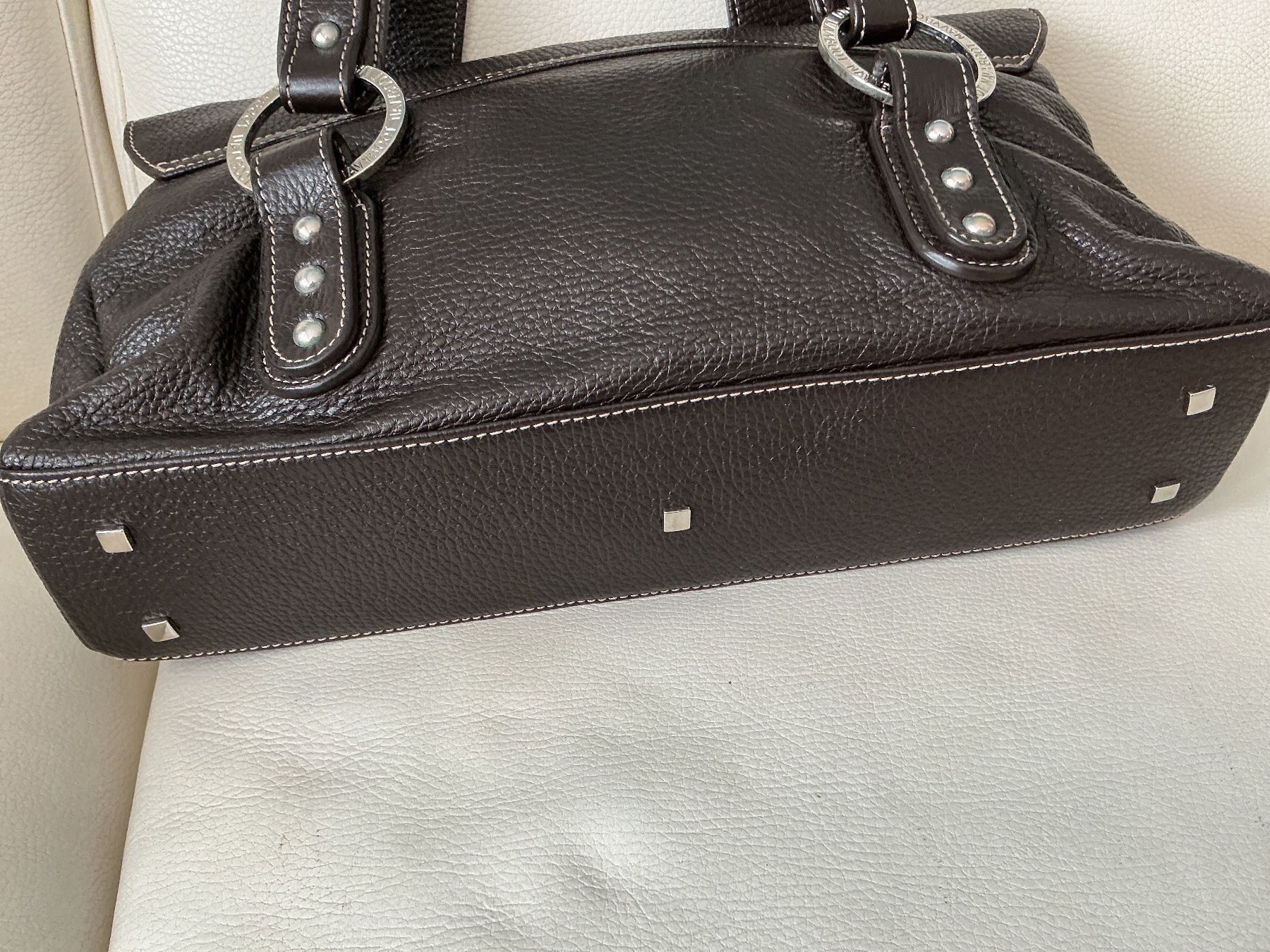 Navyboot Borse da donna: NAVYBOOT  Tasche dunkelbraun Leder – Usato da Wettingen venduto da Andres54 3