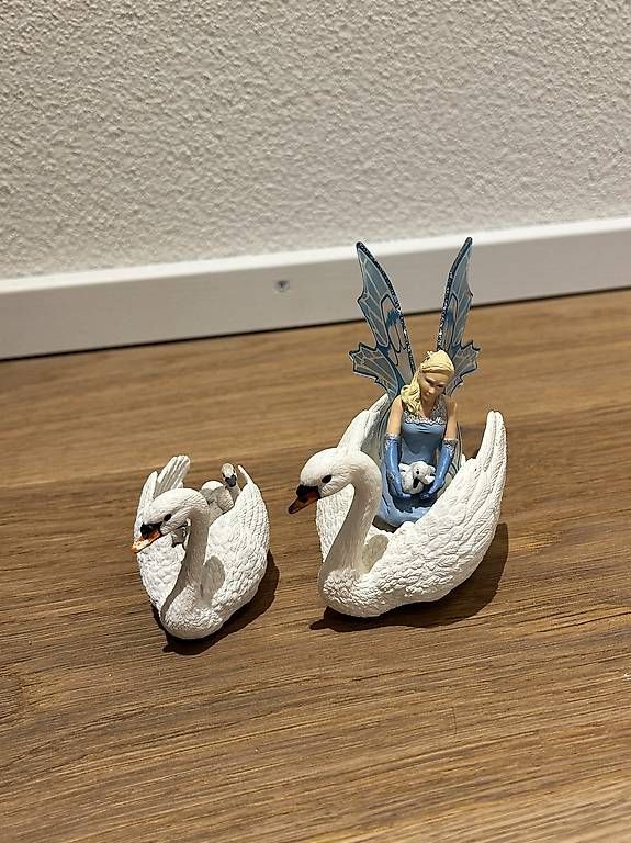 Statuette: Schleich diverse Feen mit Pferd und Schwan – Usato da Wettswil venduto da mathias.kopietz 4