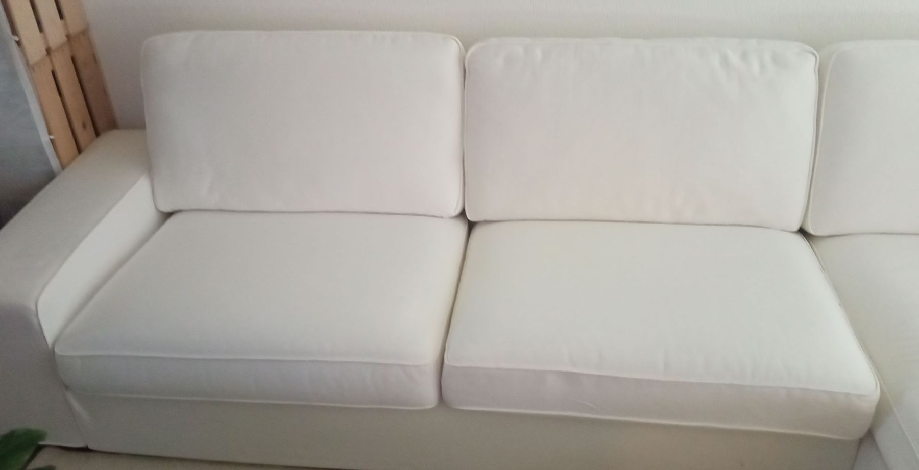 Ikea Divani: KIVIK 3er Sofa, Ikea, Cremeweiss, NP 699 – Usato da Wettswil venduto da pinkabella