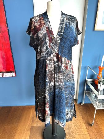 Sommerkleid aus Seide unikat