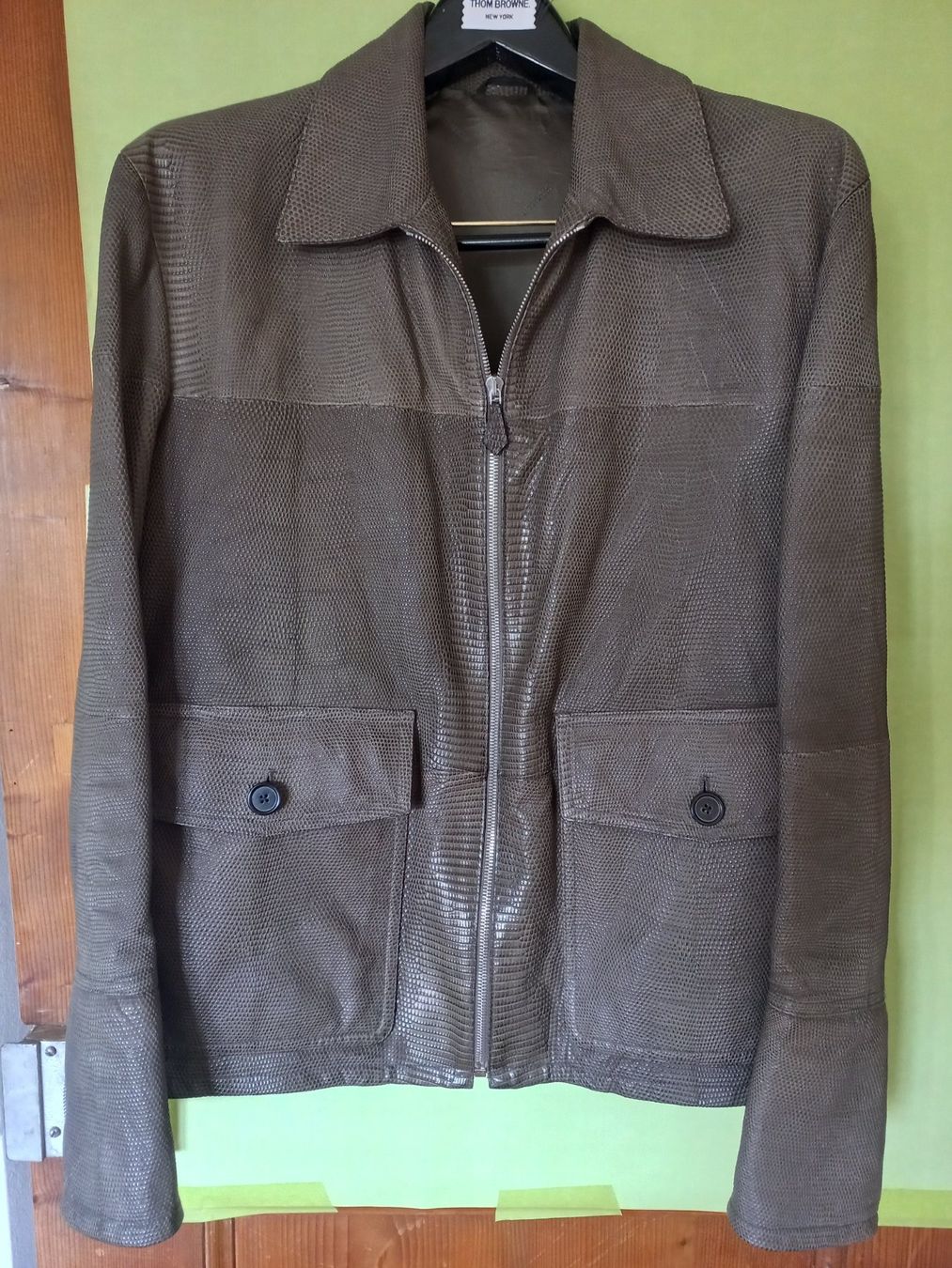 Hermès Giacche: Hermes Echsen Lederjacke Herren – Usato da St. Gallen venduto da DiesundDas. 4