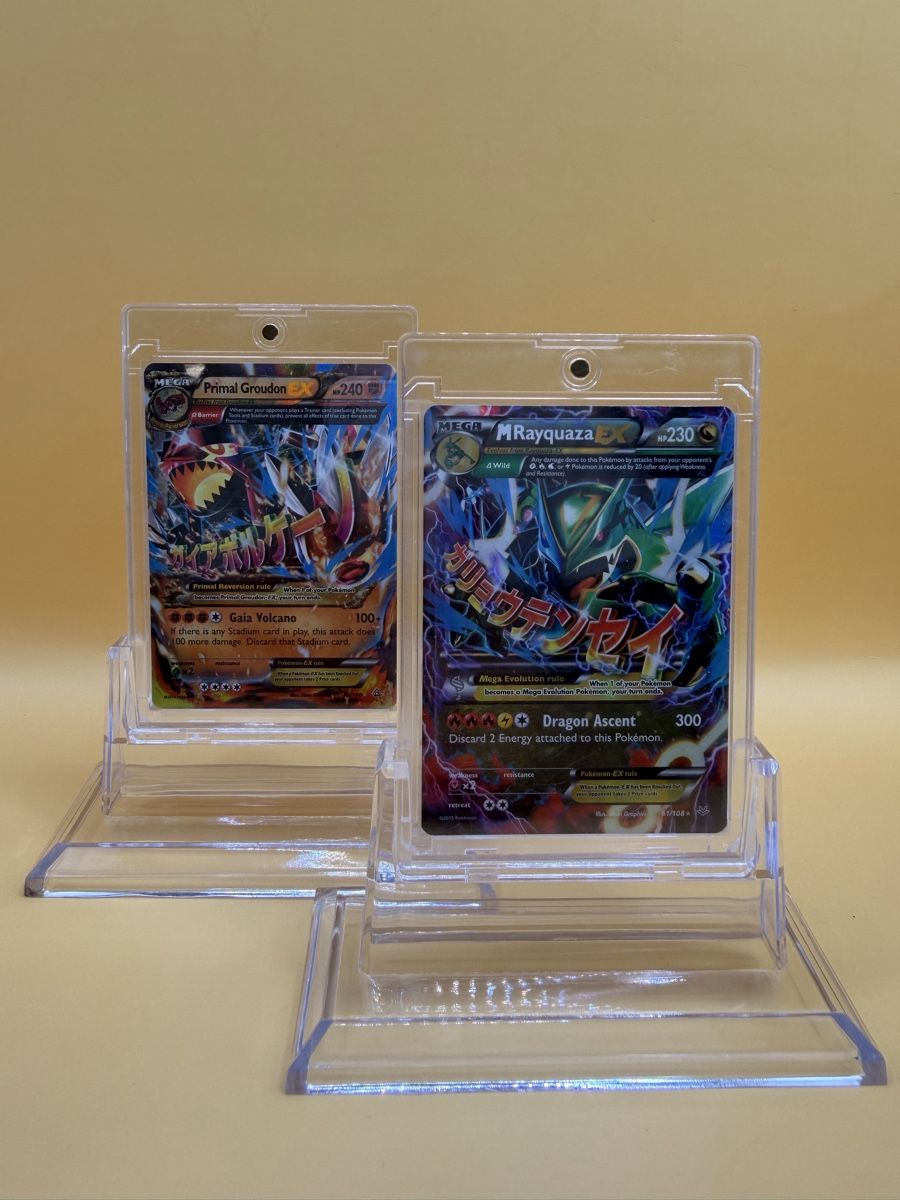 Pokémon Carte collezionabili: Mega Rayquaza EX & Mega Groudon EX – Usato da Wetzikon ZH venduto da KartenKid