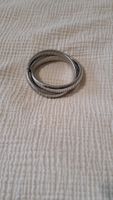 bracelet argenté 2 tours