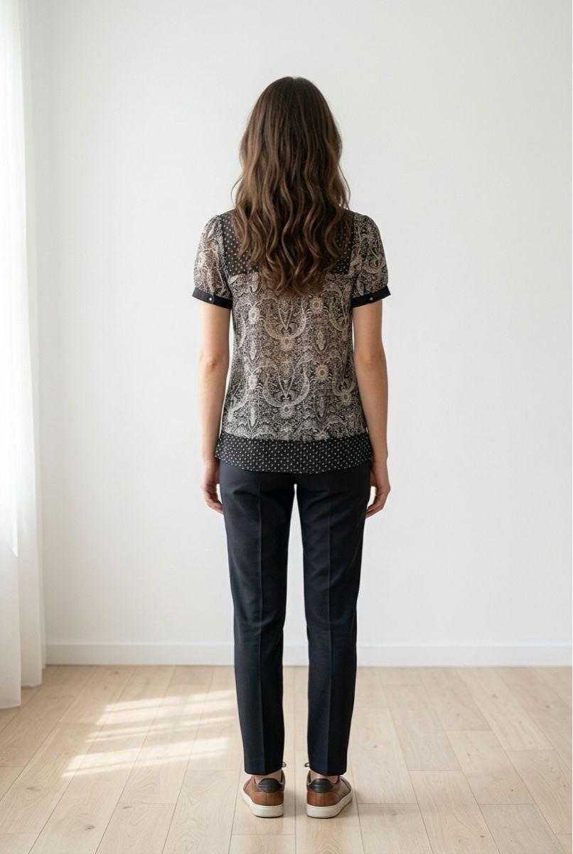 C&A Camicette: Feine Bluse mit Muster - Top Zustand! – Usato da Leuk-Stadt venduto da 2thcircle 1