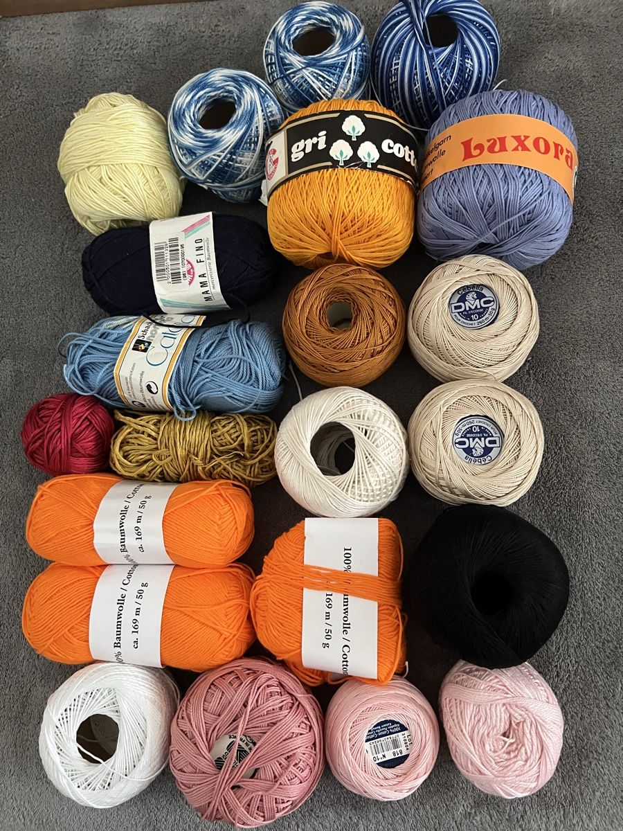 Cordelettes & Fils: Baumwolle Garn diverse Dicke /Farben – Neuf (Voir description) à Hochdorf par la_nationale 1
