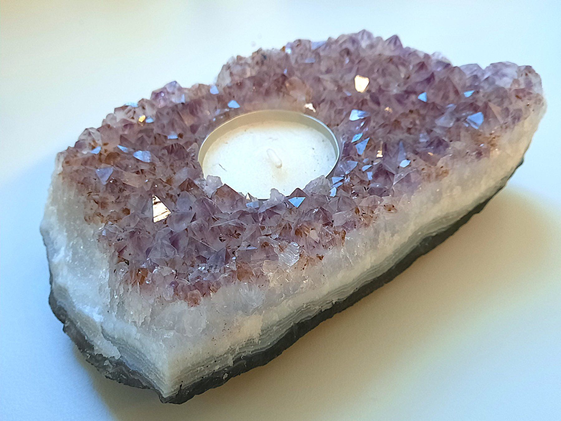 Pietre preziose: Kerzenhalter aus Amethyst – Usato da Beinwil am See venduto da Restwert_Beinwil 5