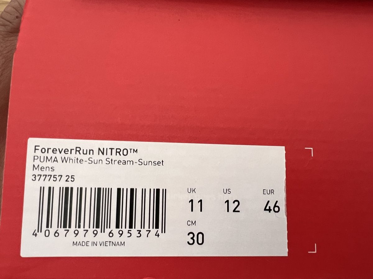 Puma Scarpe da uomo: Puma Forever Run Nitro. Männer 46.  – Nuovo (secondo la descrizione) da Obersaxen venduto da jan_r6p6 9
