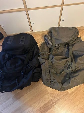 2x Rucksack 88L Militär