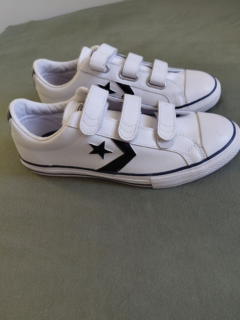 Converse Schuhe für Jungen: Baskets Converse cuir blanc scratchs taille 38.5 – Neu (gemäss Beschreibung) aus St-Prex von Nana_luc22 3