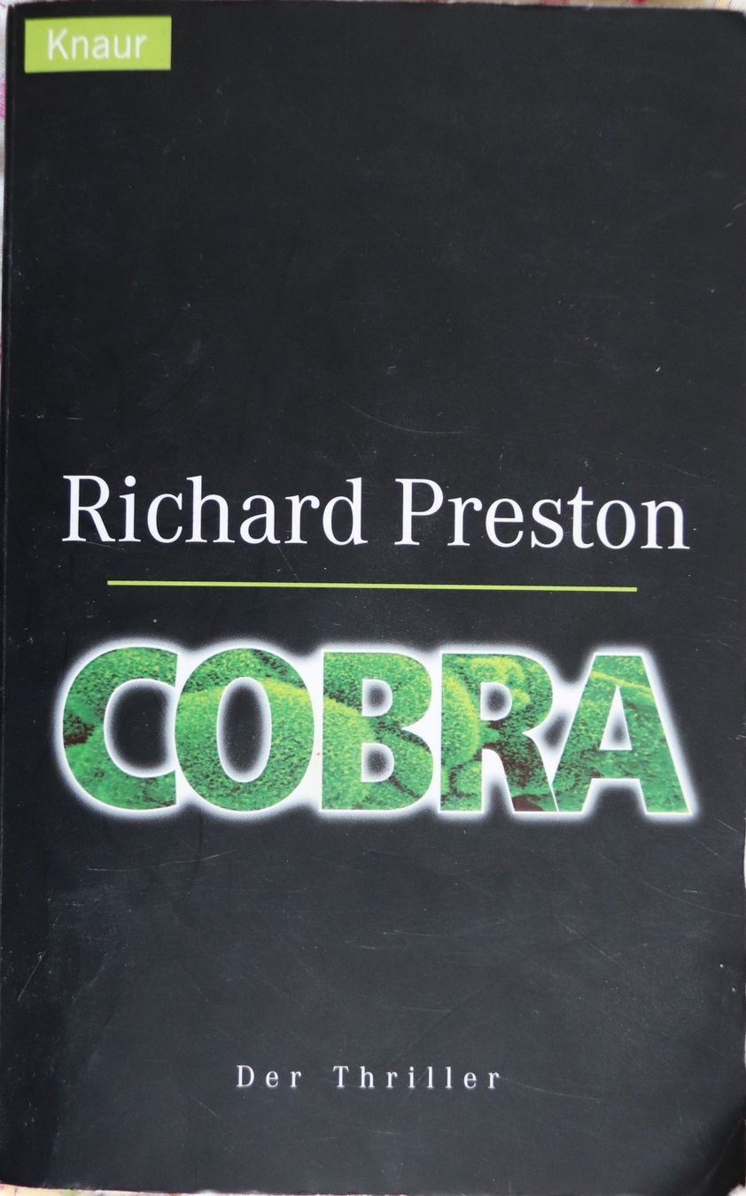 Libri: COBRA  von Richard Preston Taschenbuch – Usato da Glattfelden venduto da Vrenely
