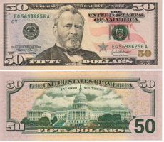 50 Dollar 2004 unz bankfrisch
