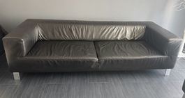 Leder Sofa 3er & 1er Sessel