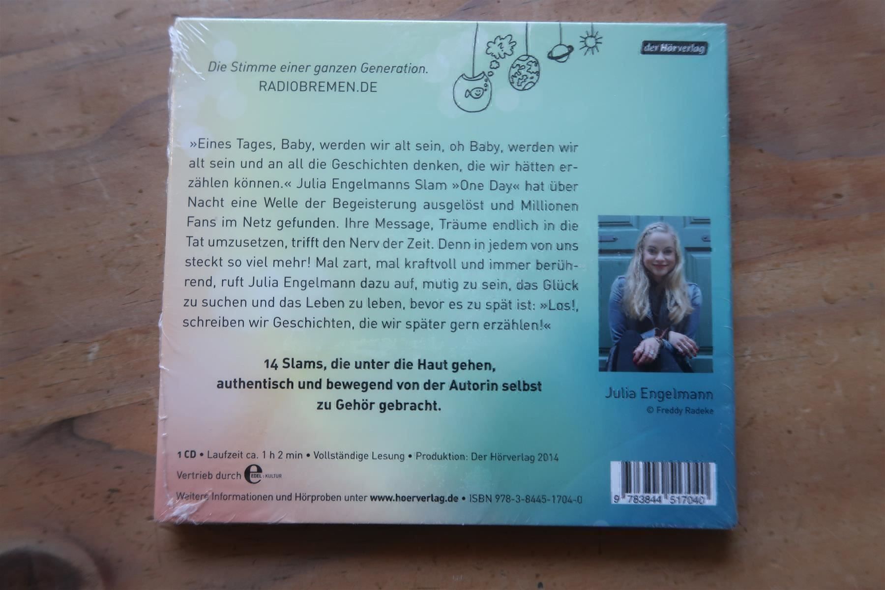 CD: JULIA ENGELMANN - EINES TAGES BABY - NEU – Nuovo e nell'imballaggio originale da Basel venduto da Patiscat 2