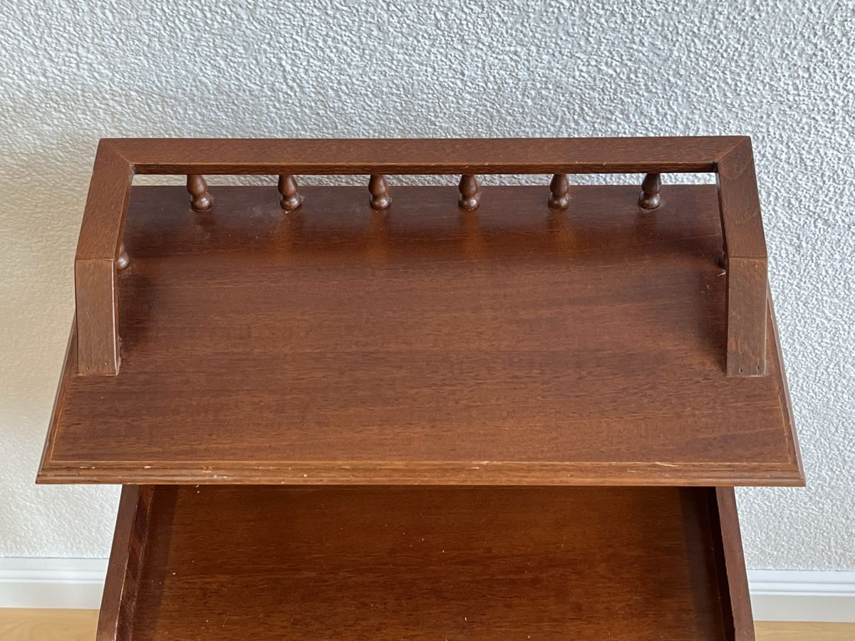 Tische: Vintage Telefontischli aus Holz – Gebraucht aus Horgen von Grizzly83 4