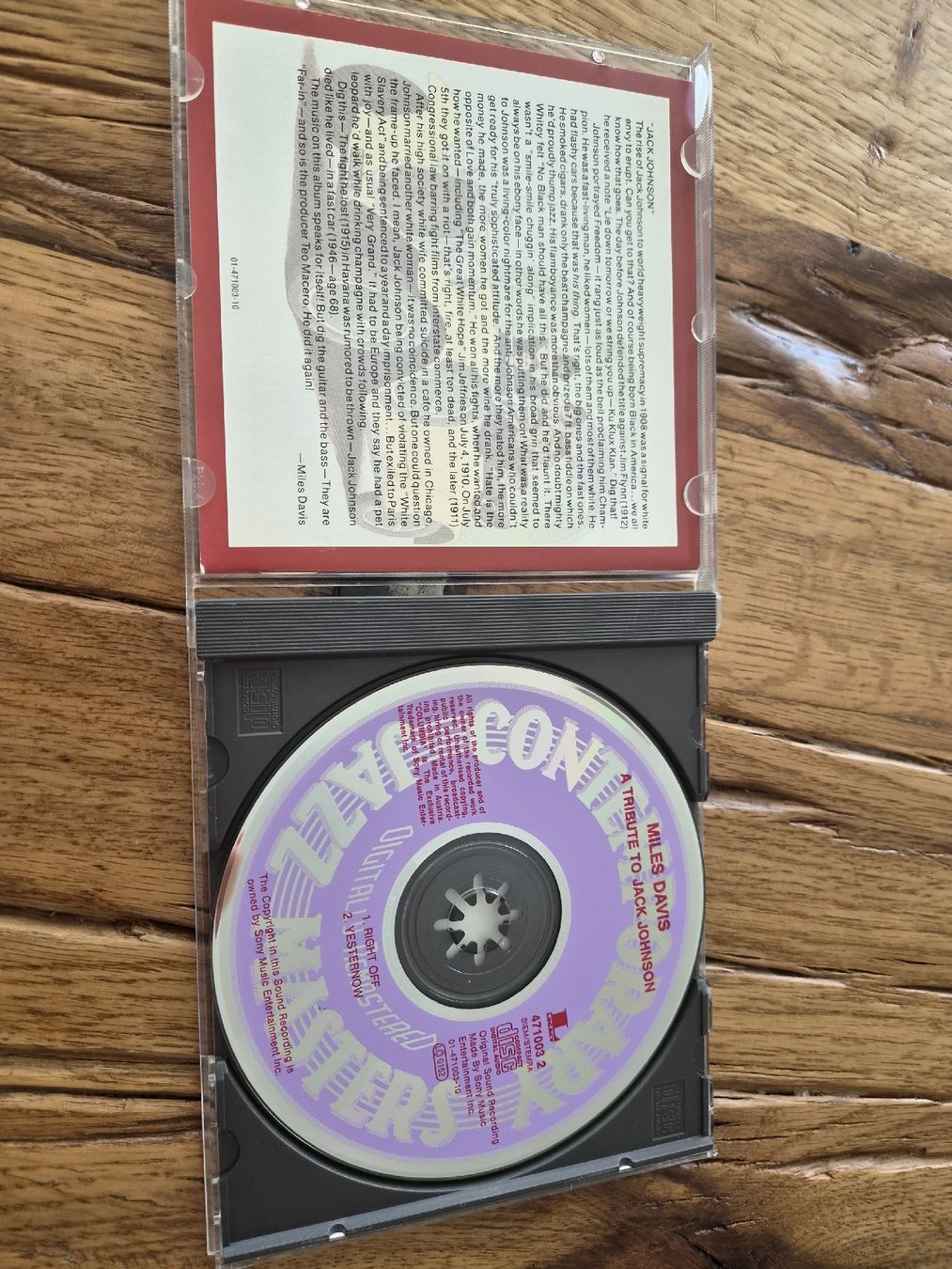 CDs: MILES DAVIS  JACK JOHNSON CD NEUWERTIG  – D'occasion à Zofingen par Tinpan 1