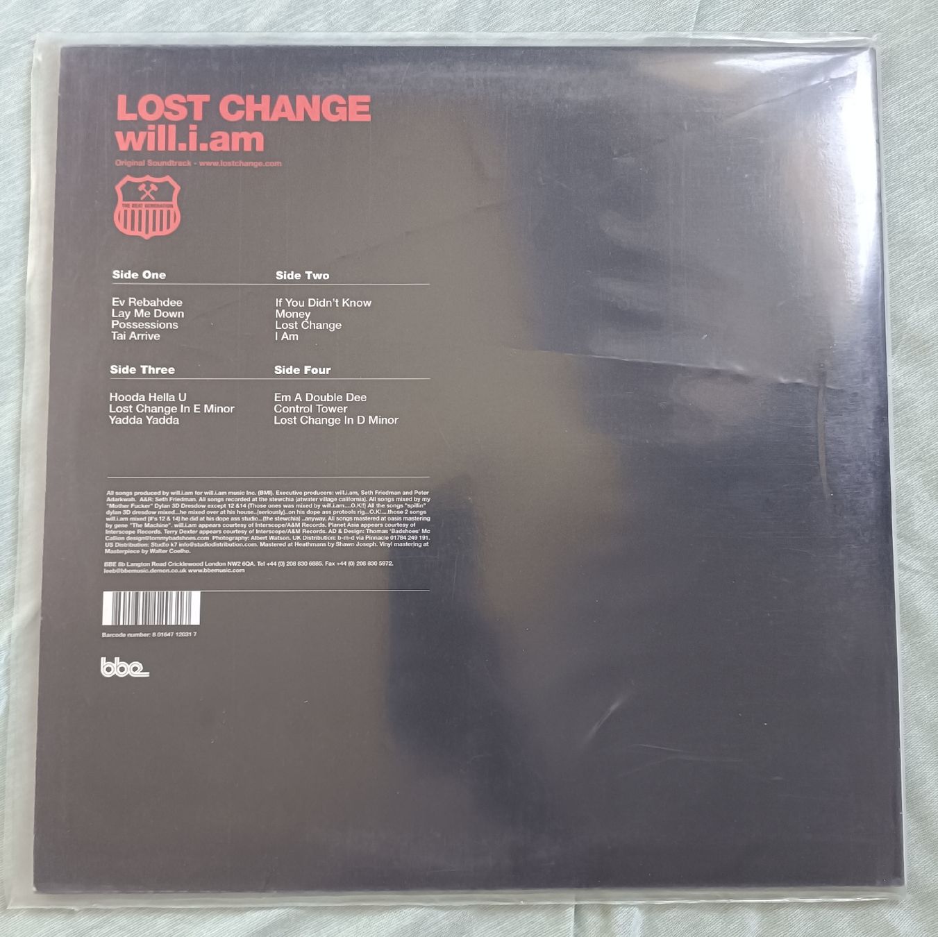 Dischi in vinile: WILL I AM - Lost Change 2LP – Usato da Luzern venduto da cryptonic79 1