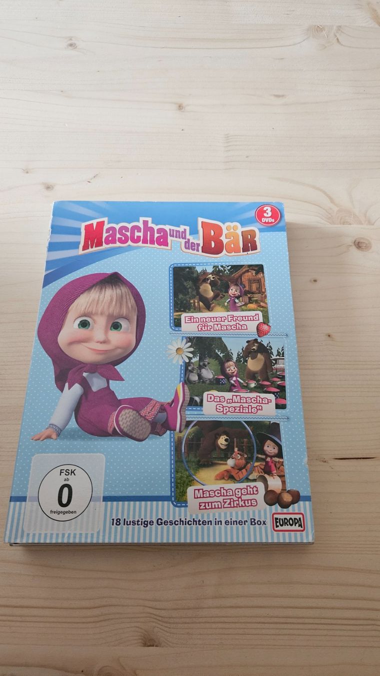 Alle DVDs: Mascha und der Bär DVD Box, 3 DVDs – Gebraucht aus Escholzmatt von _die_Kaempferin