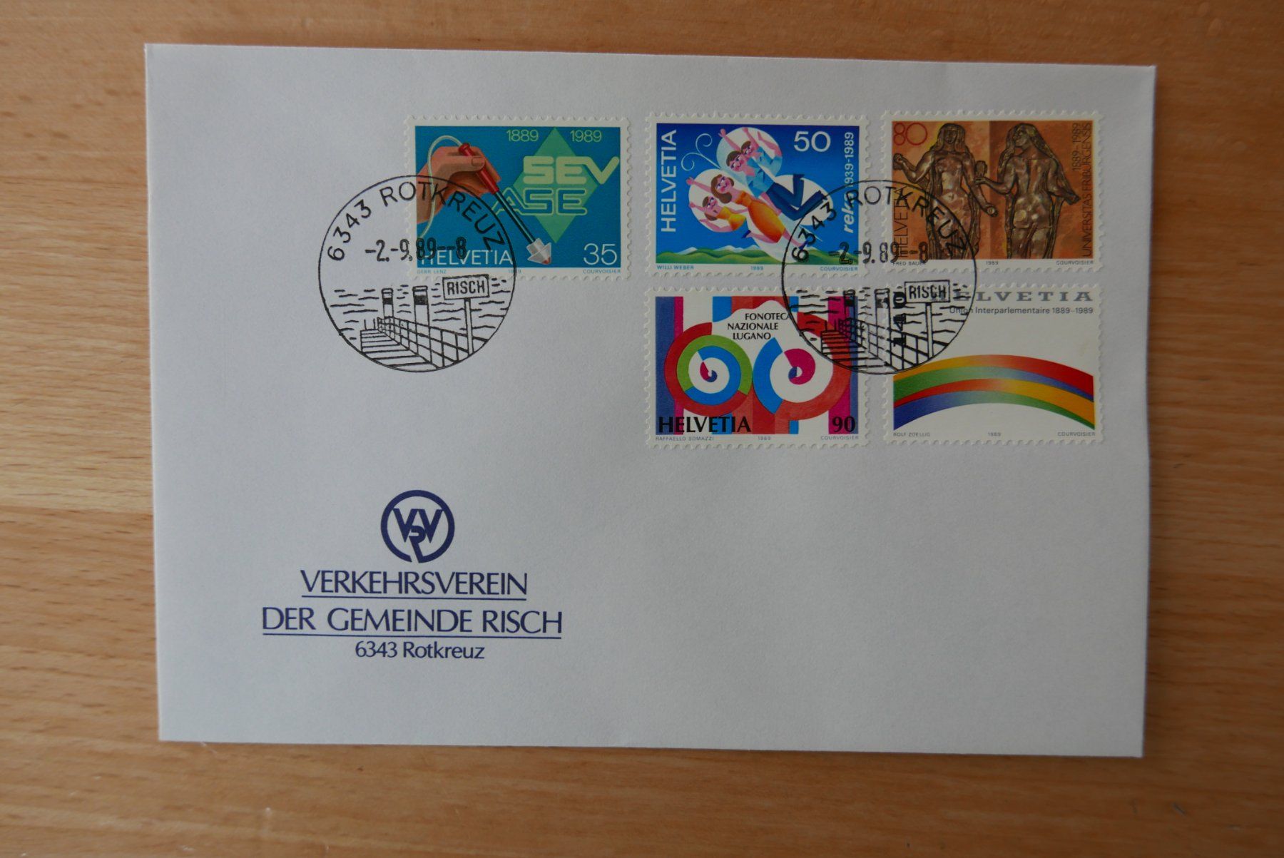 Tutti i francobolli: Risch - Rotkreuz Sonderbrief – Usato da Rotkreuz venduto da nigal