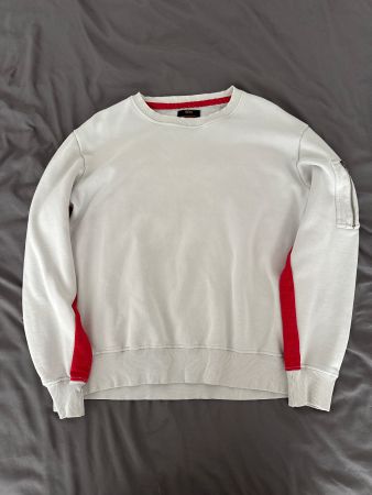 Sweatpullover Alpha Industries weiss Grösse M