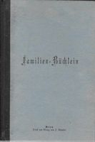 Familien-Büchlein von 1892