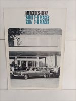 Brochure Mercedes Benz 240 D 230 6 W114/115 7/8 Places 11/73