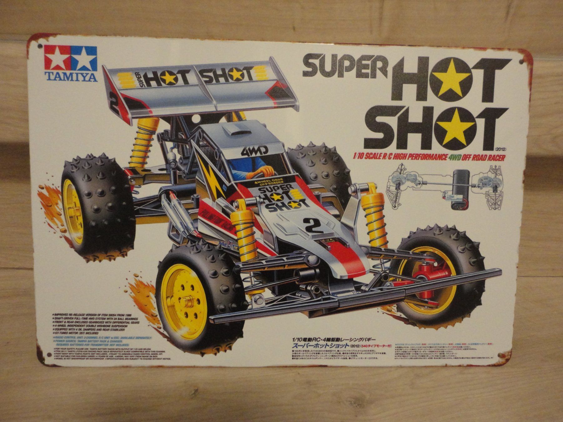 Modellismo RC: Blechschild, cooler Hingucker! Retro! – Nuovo e nell'imballaggio originale da Horgen venduto da RcModell