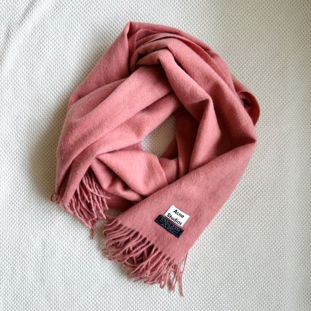 Schal Acne Studios aus Wolle in Altrosa