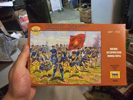 Zvezda Schwedische Infanterie 1687-1721, 1/72, NEU OVP! (x)