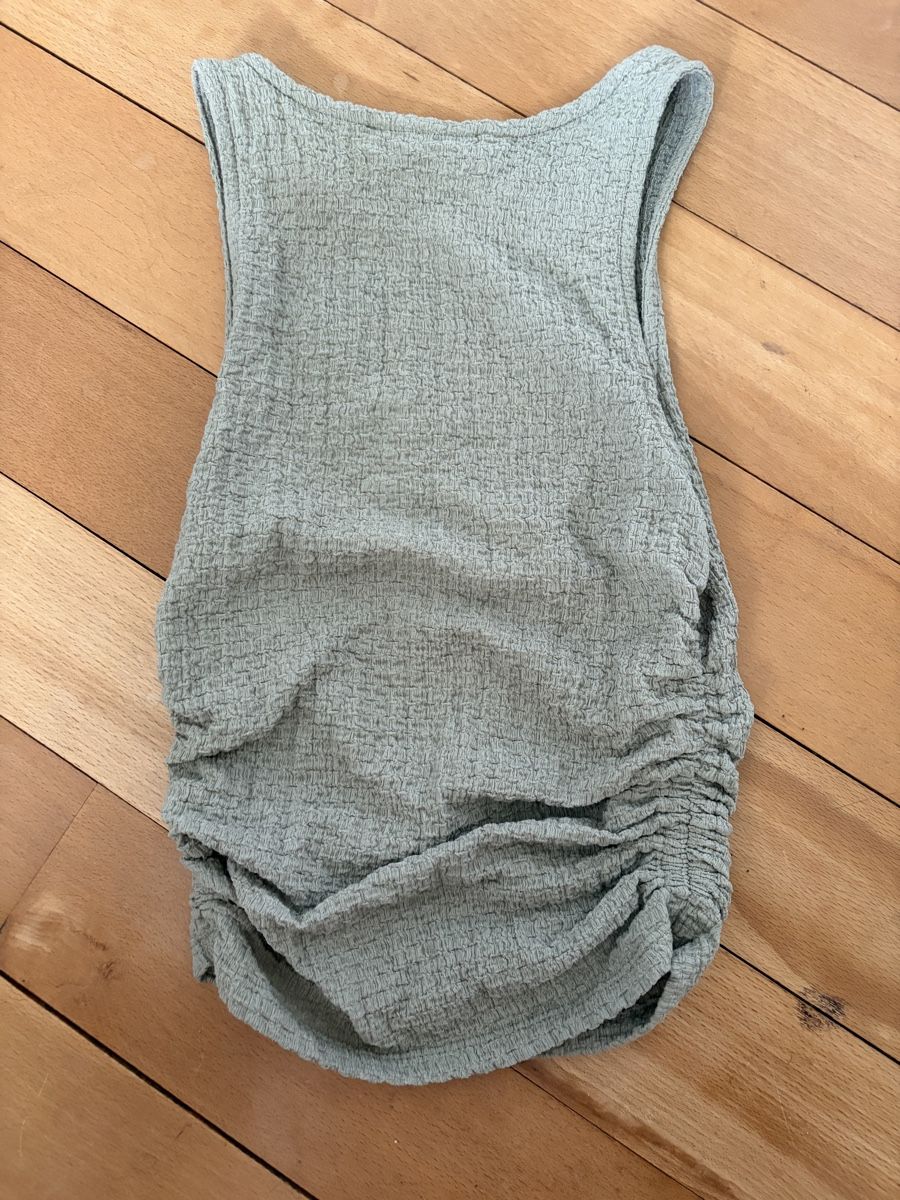 Pull&Bear Tops: Pull&Bear Top Grösse S grau gerüscht neuwertig – Neu (gemäss Beschreibung) aus Zürich von 123456789juju 2