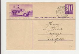 Postkarte, Automobil-Postbureau, 1938
